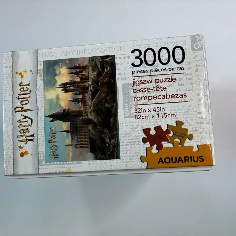 Aquarius Harry Potter Hogwarts Castle 3000 Piece Interlocking Jigsaw 68-510